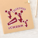 Search for cheerleading squad stickers Megaphone