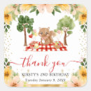 Search for squirrel birthday stickers Watercolor