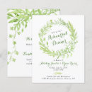 Search for st patricks day dinner party invitations Green