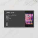 Search for smart business cards Black