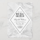 Search for marble bridal shower invitations Grey