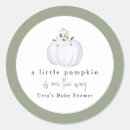 Search for white pumpkin stickers Fall baby shower