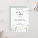 Search for baby reveal invitations Green
