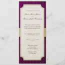 Search for aubergine wedding invitations Vintage