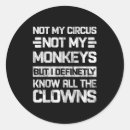 Search for circus monkeys stickers All
