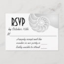 Search for beach shells rsvp cards Simple