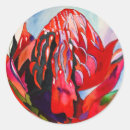 Search for native flower stickers Waratah