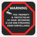 Search for video surveillance stickers Protection