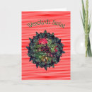 Search for evergreen christmas cards Wreath