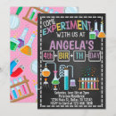 Search for science party invitations Girl