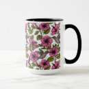 Search for vintage floral wedding mugs Botanical