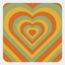 Search for psychedelic hearts stickers Retro