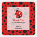 Search for red ladybugs stickers For kids