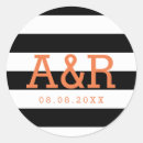Search for black white orange stickers Modern