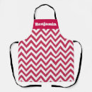 Search for red chevron aprons Geometric