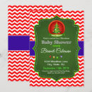 Search for blue green chevron baby shower invitations Mother to be
