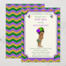 Search for purple masquerade invitations Fat tuesday