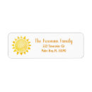 Search for sunshine labels Watercolor sun