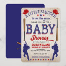 Search for vintage baseball baby shower invitations Little slugger