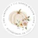 Search for pumpkin address stickers Watercolor