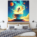 Search for astronauts canvas prints Sci fi