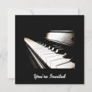 Search for music recital invitations Keyboard