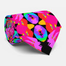 Search for pink splash ties Black