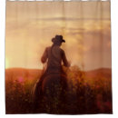 Search for vintage western shower curtains Rodeo