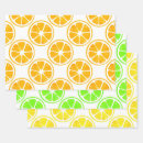 Search for orange slice wrapping paper Lemon