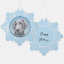 Search for weimaraner christmas tree decorations Cute