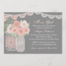 Search for pink grey baby shower invitations Modern