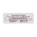 Search for stitching return address labels Pink