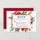 Search for christmas rsvp cards Red holly berries