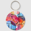Search for abstract light round key rings Illustration