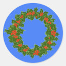 Search for merry christmas wreath stickers Festive