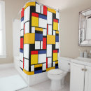 Search for geometric shower curtains Colour block