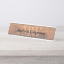 Search for wooden name plates Rustic
