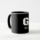 Search for black golf mugs Typography