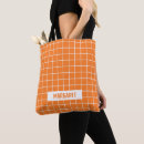Search for orange and white bags Geometric