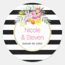 Search for black white yellow wedding stickers Flowers