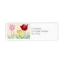 Search for pink tulip return address labels Yellow