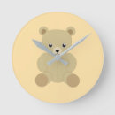 Search for teddy bear clocks Valentine