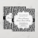 Search for formal dance invitations Black and white