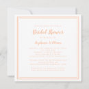 Search for peach bridal shower invitations Bride to be