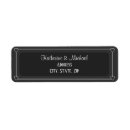 Search for charcoal return address labels Classic