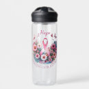 Search for breast cancer water bottles Butterfly