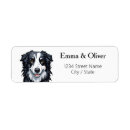Search for border collie return address labels Adorable