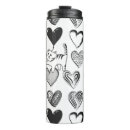 Search for hand drawn heart mugs Black and white