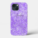 Search for lavender glitter iphone cases Modern
