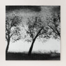 Search for black and white tree puzzles Rustic